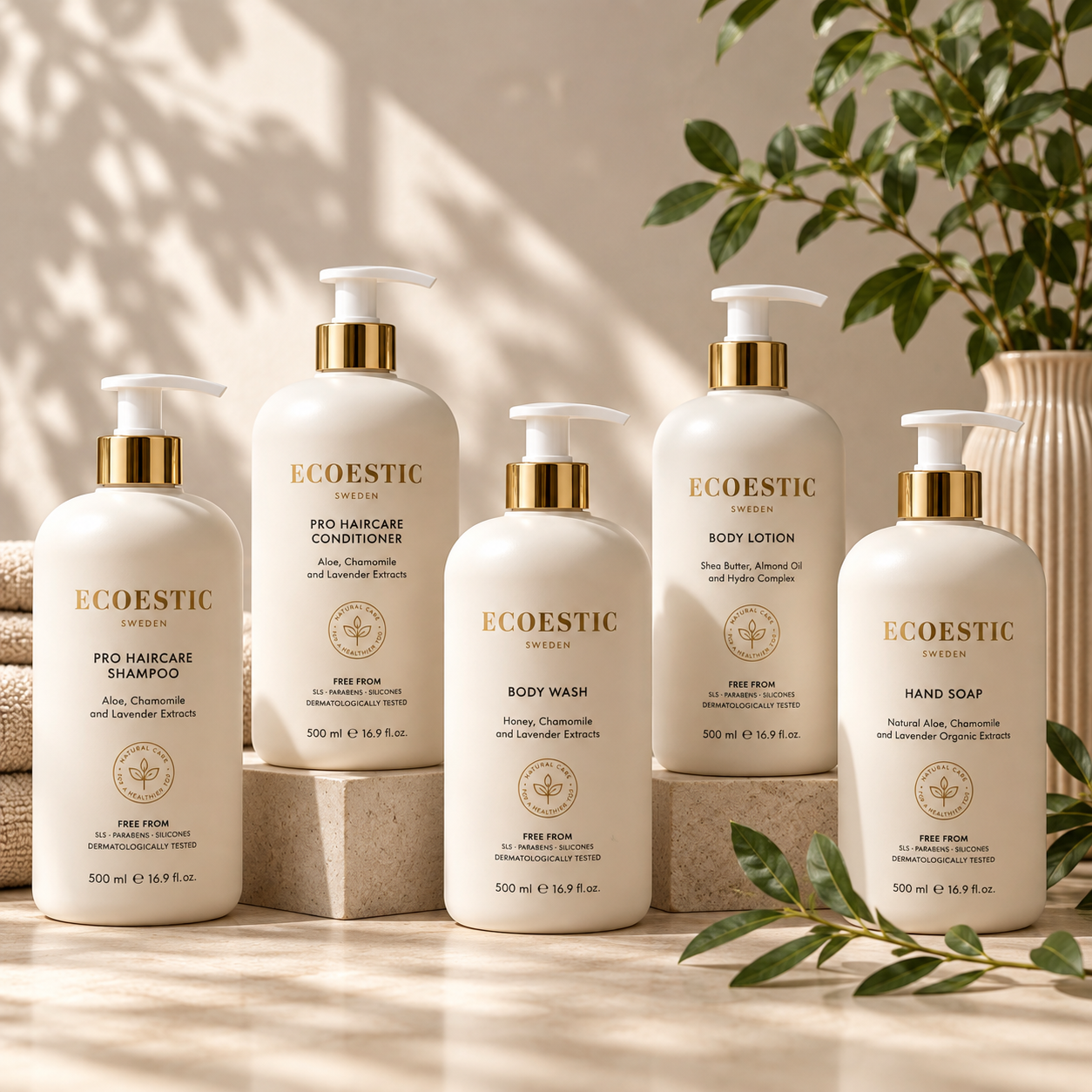 Complete Care – Shampoo, Conditioner, Bodywash, Bodylotion & Hand Soap