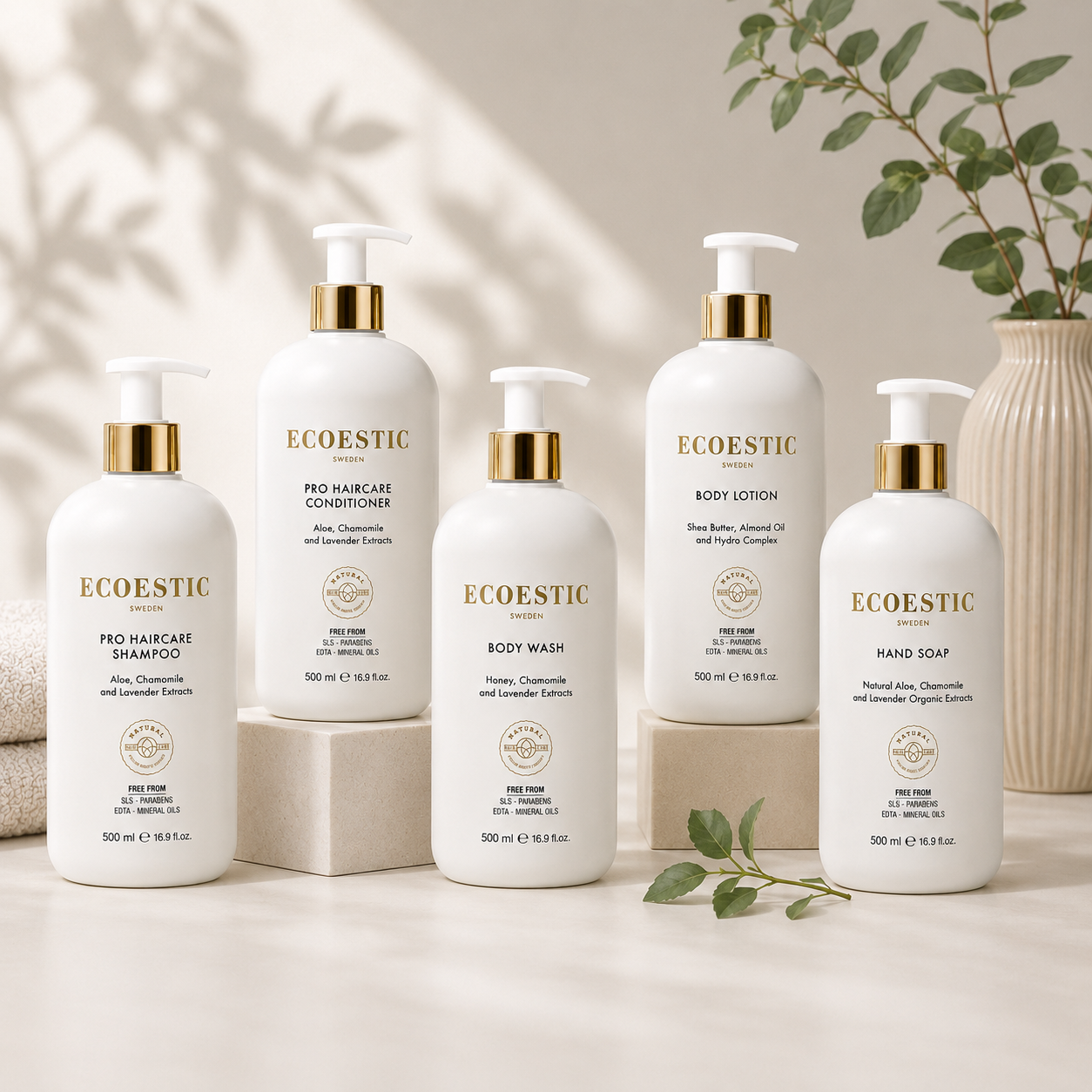 Complete Care – Shampoo, Conditioner, Bodywash, Bodylotion & Hand Soap